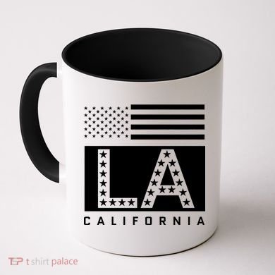 American LA California State Flag Coffee Mug