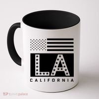 American LA California State Flag Coffee Mug thumb 0
