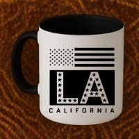 American LA California State Flag Coffee Mug thumb 2