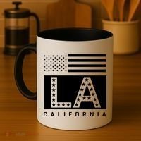 American LA California State Flag Coffee Mug thumb 4