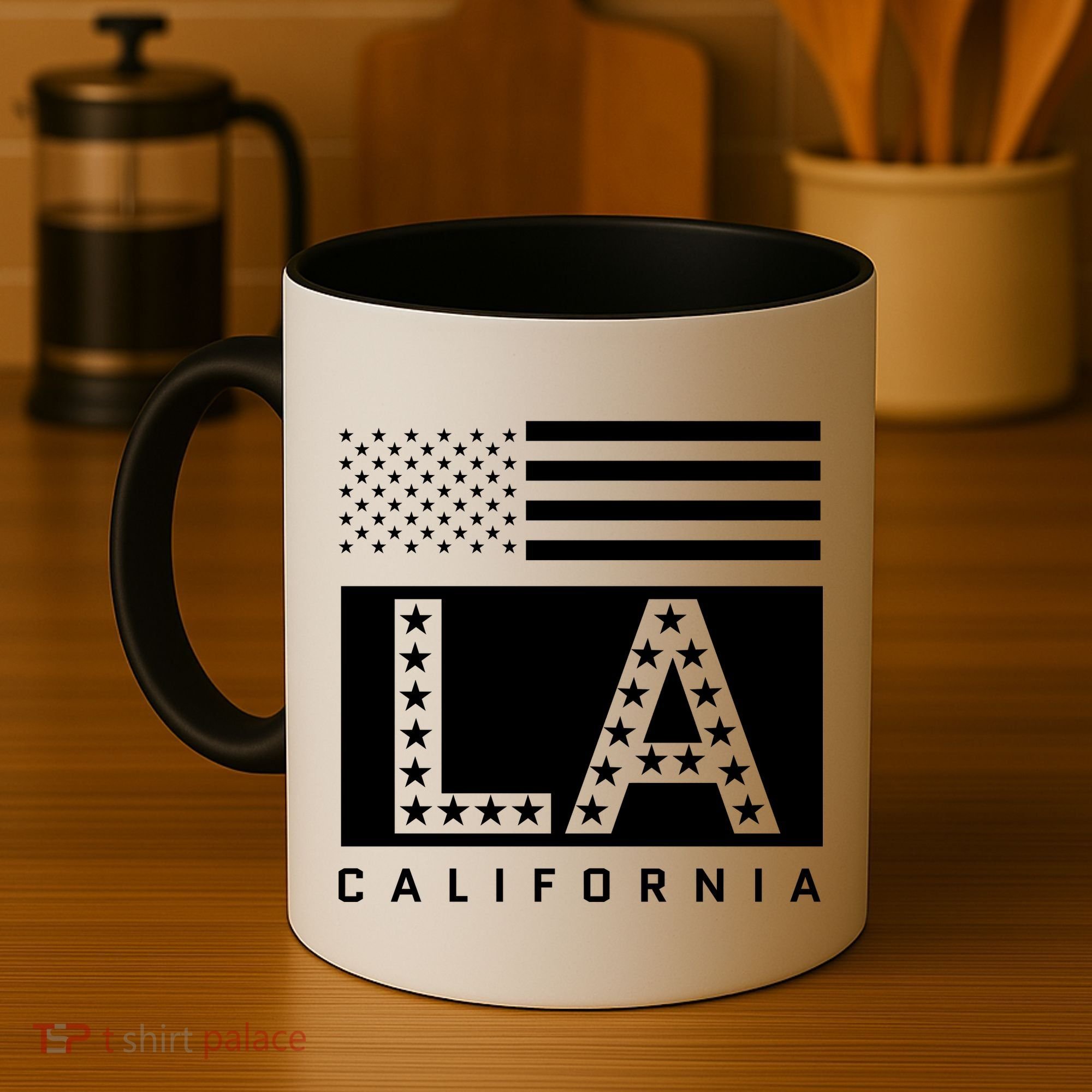 American LA California State Flag Coffee Mug