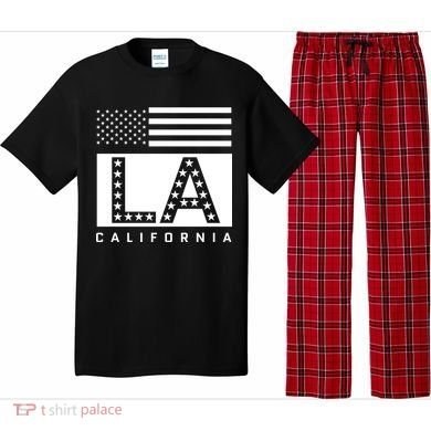 American LA California State Flag Pajama Set