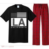 American LA California State Flag Pajama Set thumb 0