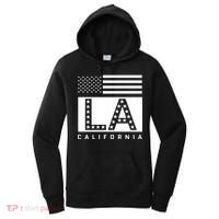 American LA California State Flag Women's Hoodie thumb 0