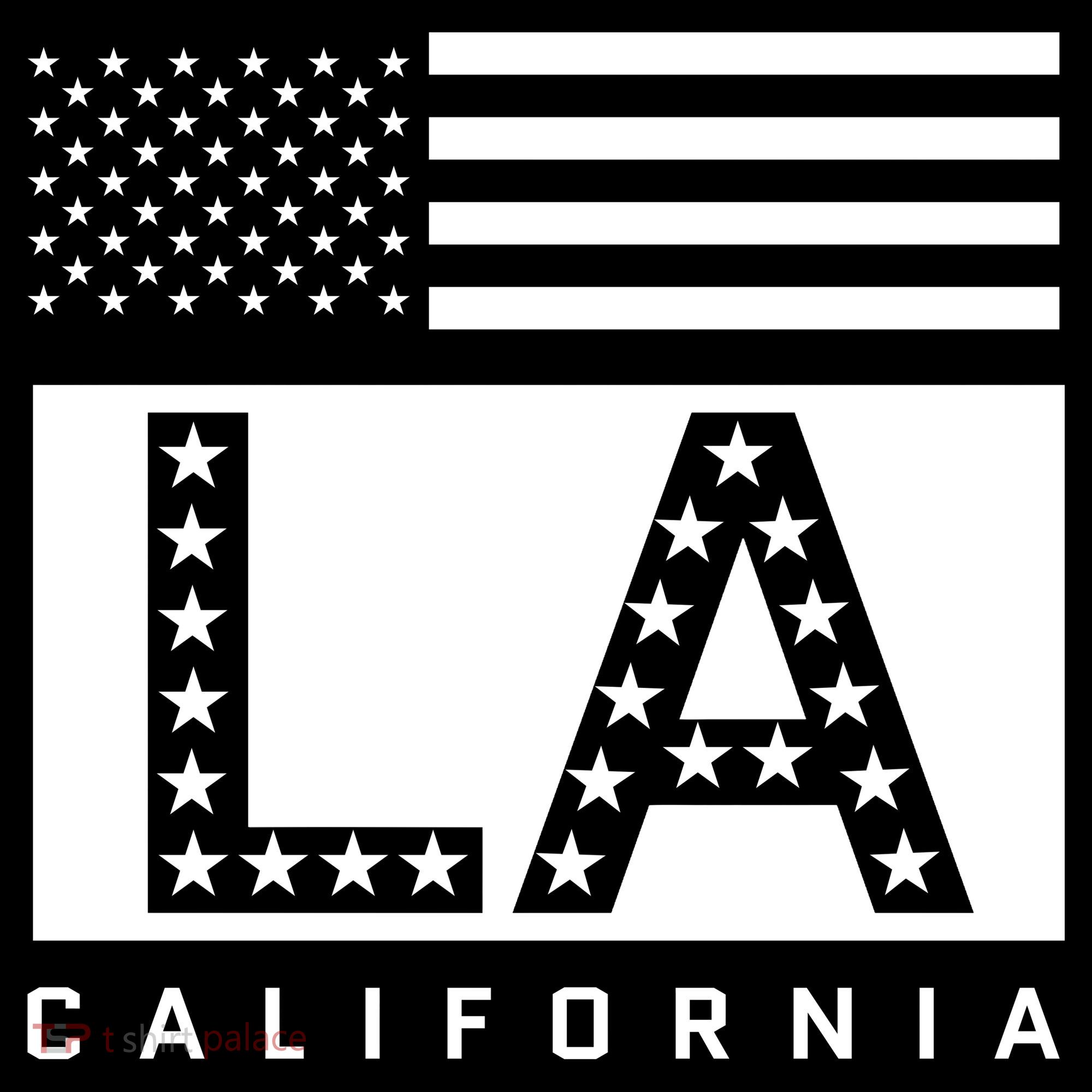 American LA California State Flag Women's Hoodie