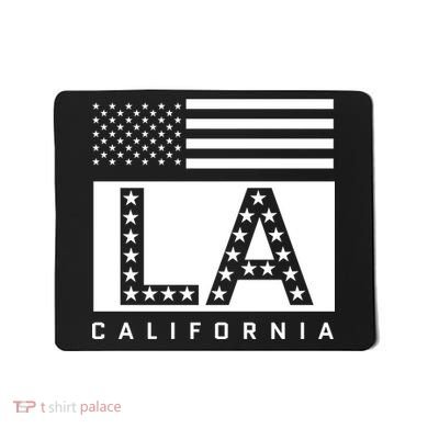 American LA California State Flag Mousepad
