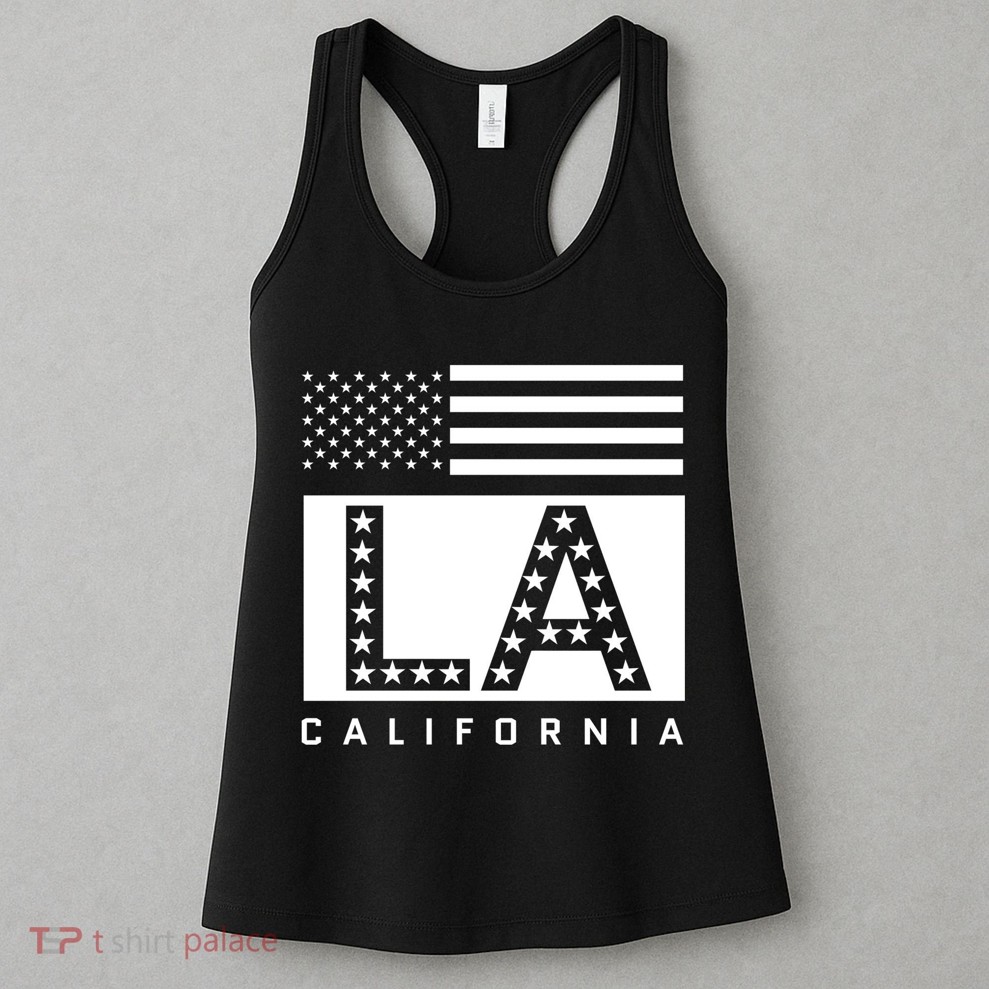 American LA California State Flag Women's Tank Top