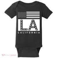 American LA California State Flag Baby Bodysuit thumb 0