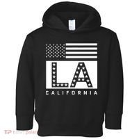 American LA California State Flag Toddler Hoodie thumb 0