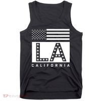 American LA California State Flag Tank Top thumb 0