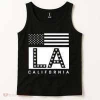 American LA California State Flag Tank Top thumb 2