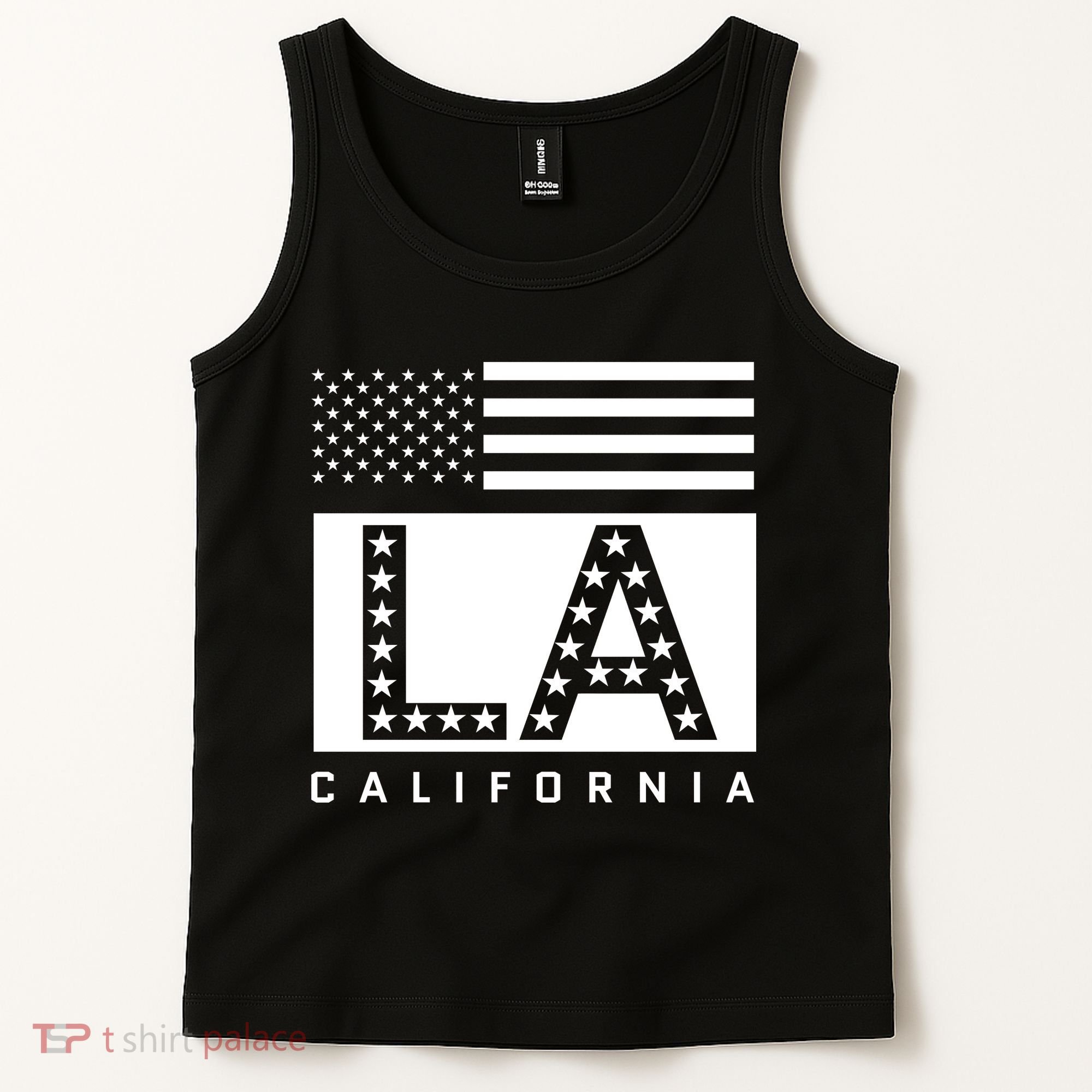 American LA California State Flag Tank Top