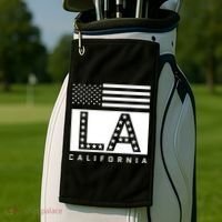 American LA California State Flag Golf Towel thumb 2