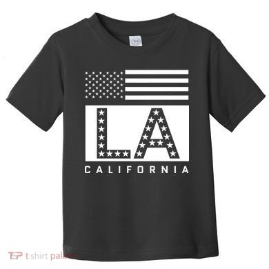 American LA California State Flag Toddler T-Shirt