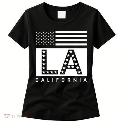 American LA California State Flag Women's T-Shirt