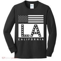 American LA California State Flag Kids Long Sleeve Shirt thumb 0