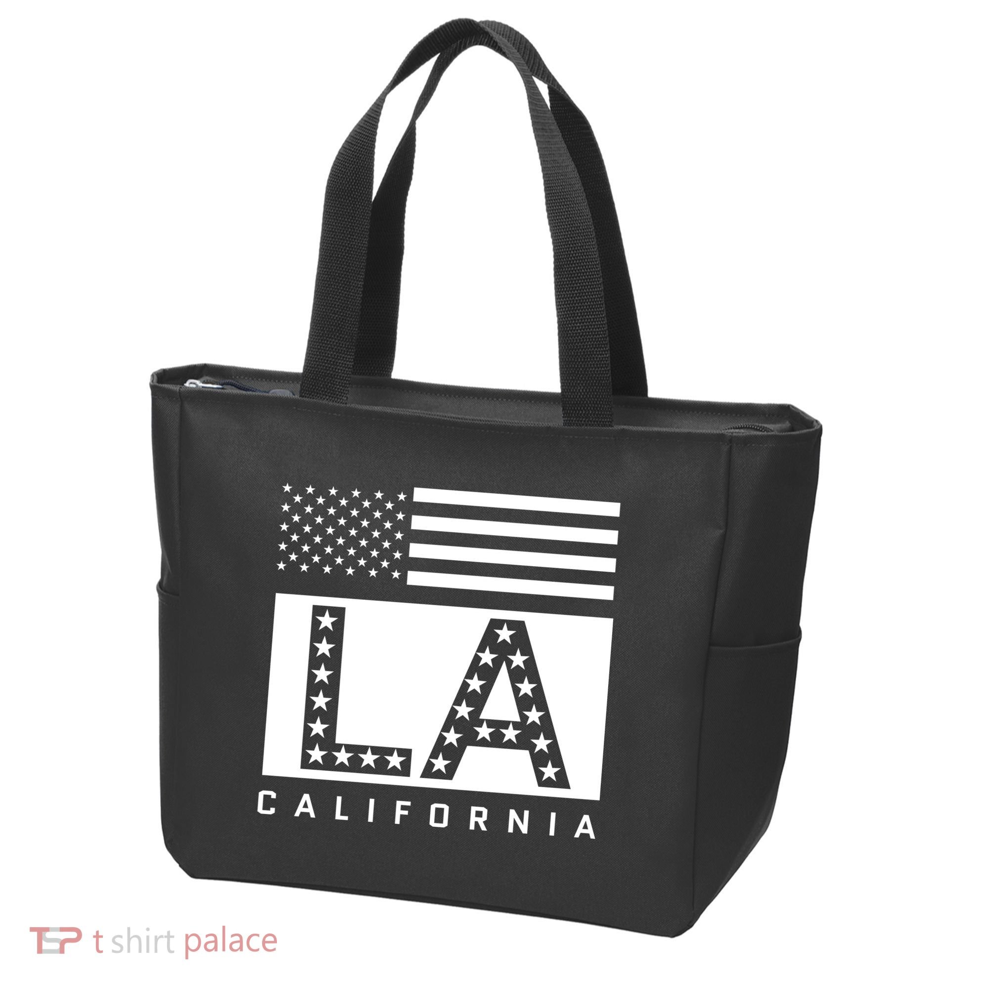 American LA California State Flag Tote Bag