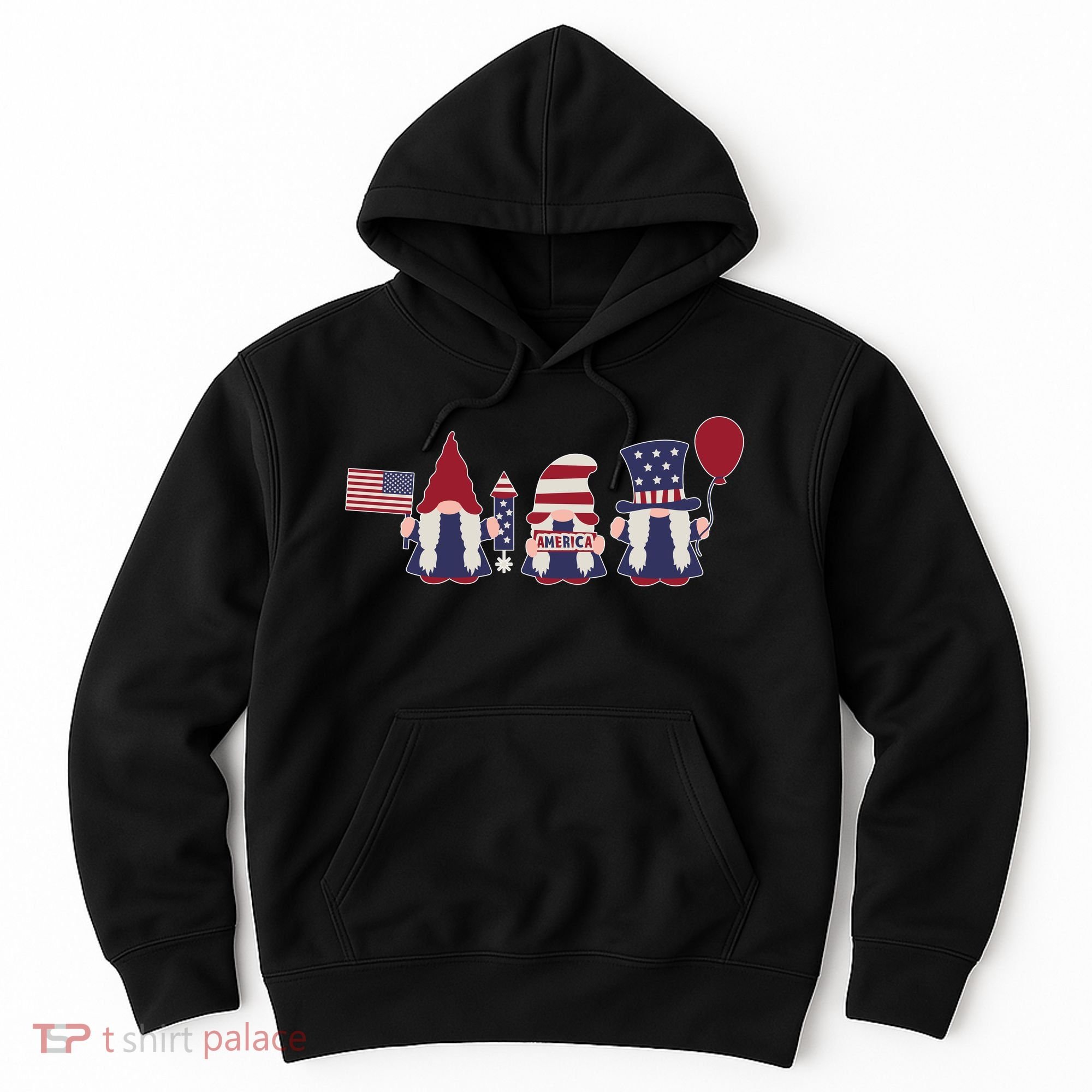 American Lawn Gnomes USA Go America Hoodie