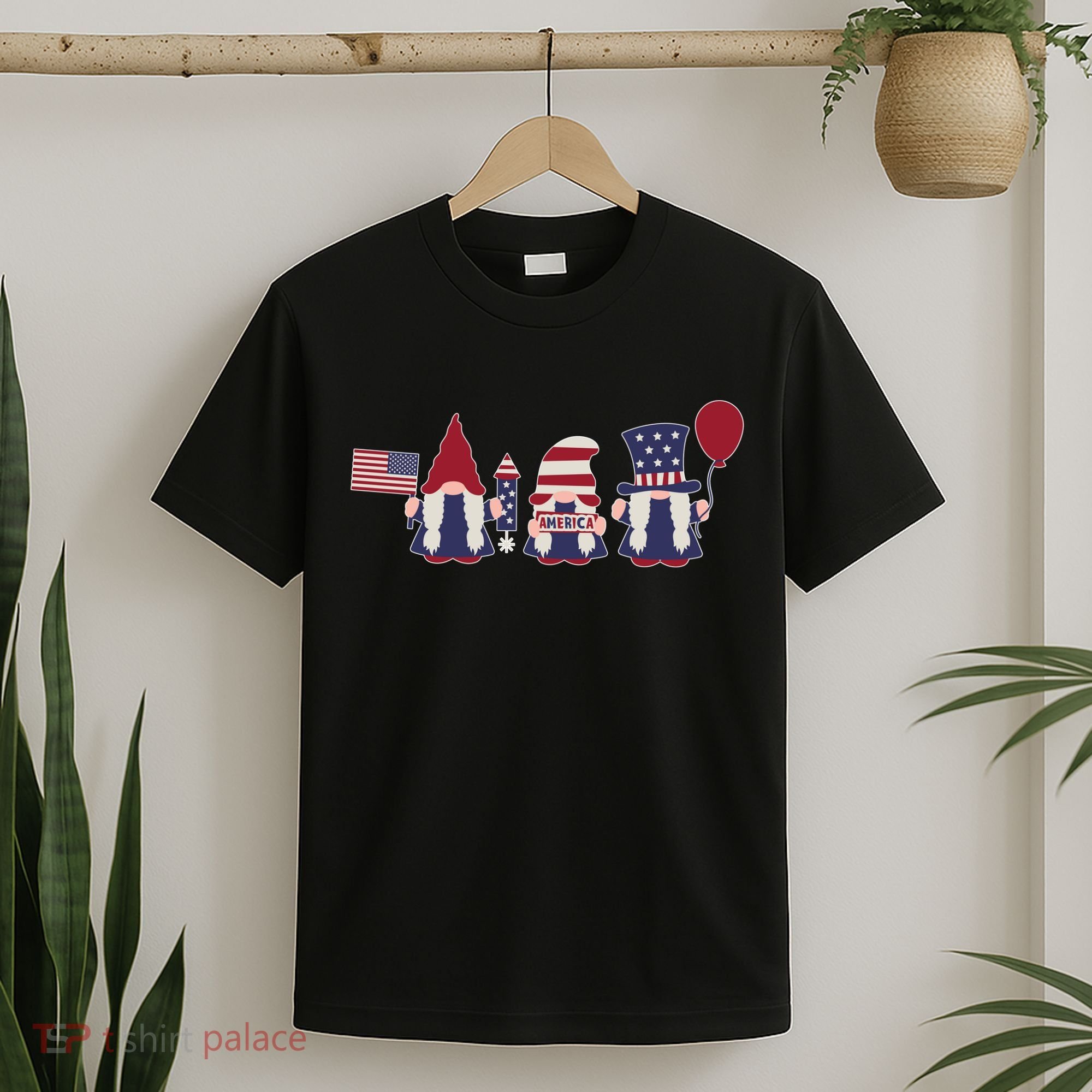 American Lawn Gnomes USA Go America T-Shirt