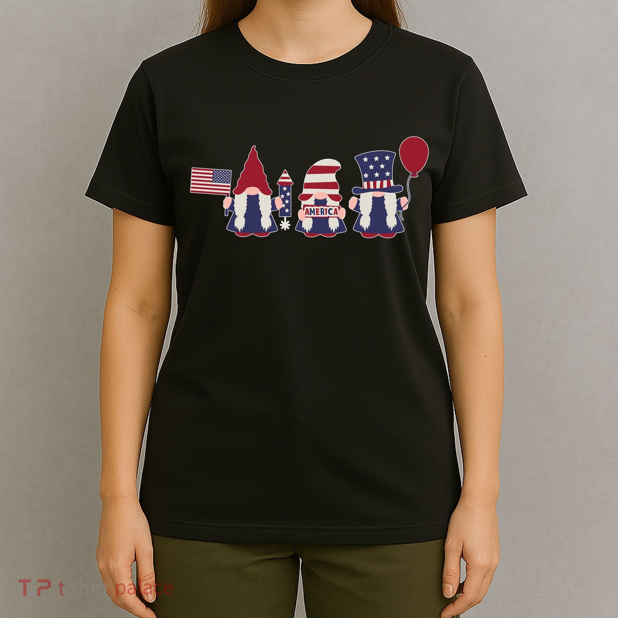 American Lawn Gnomes USA Go America T-Shirt