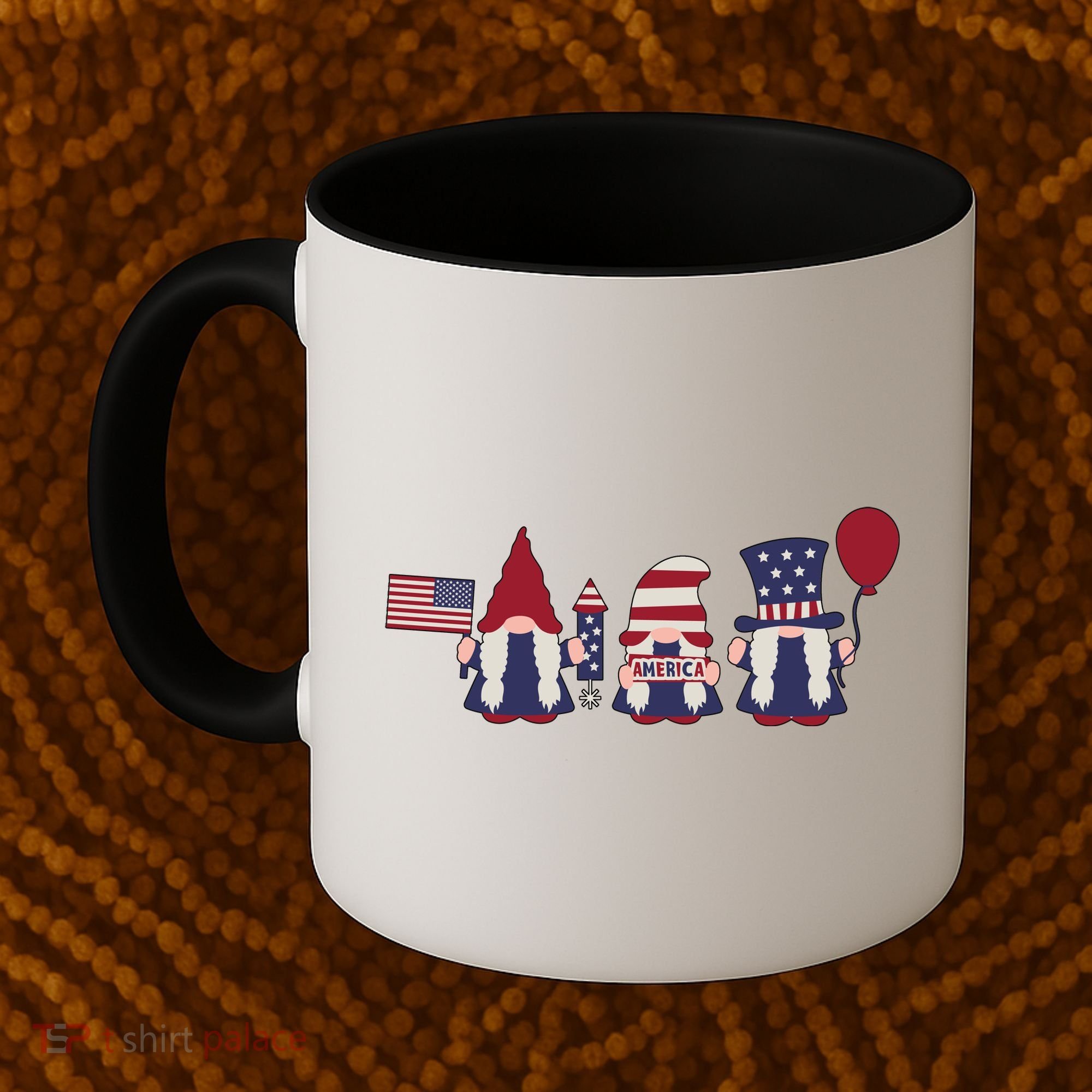 American Lawn Gnomes USA Go America Coffee Mug