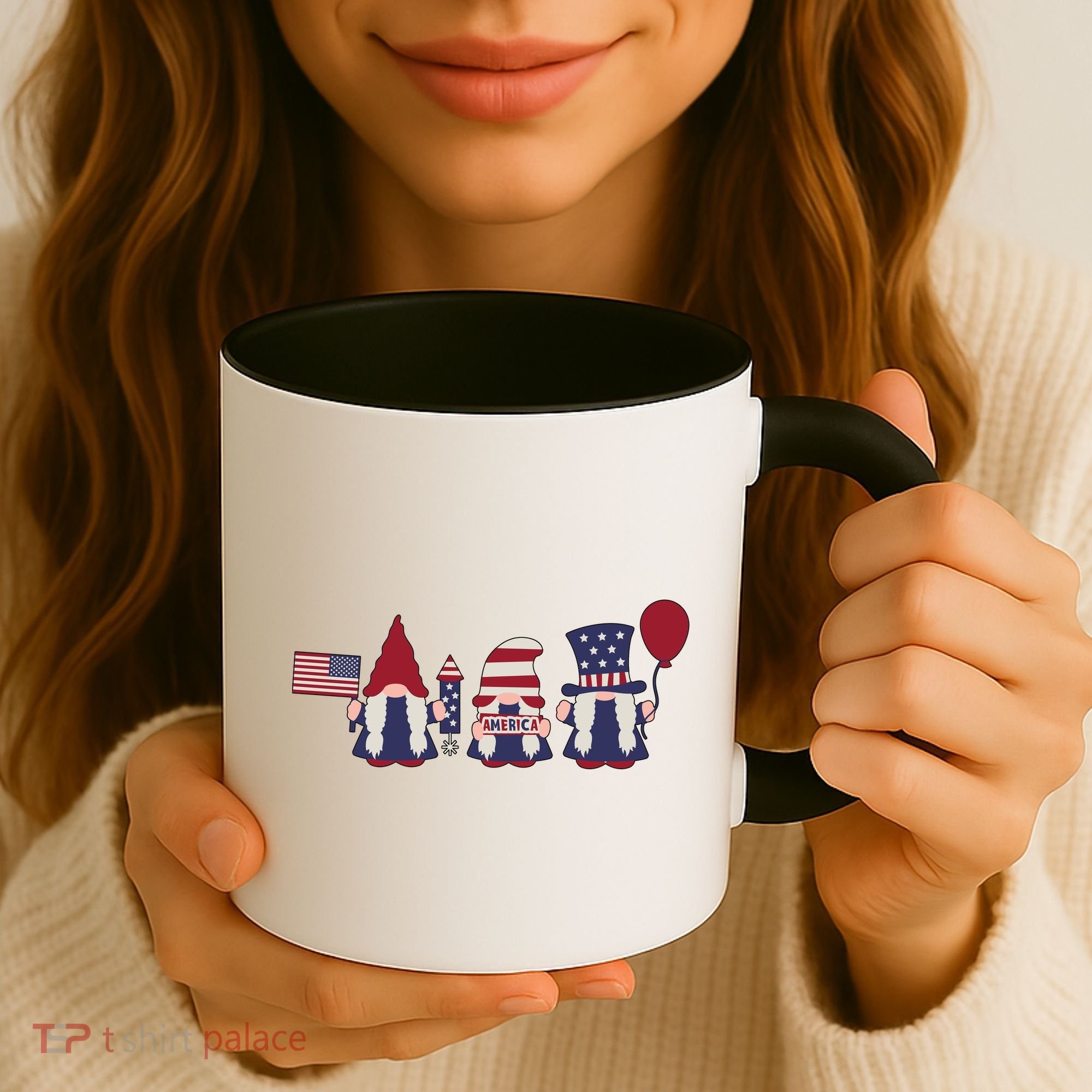 American Lawn Gnomes USA Go America Coffee Mug