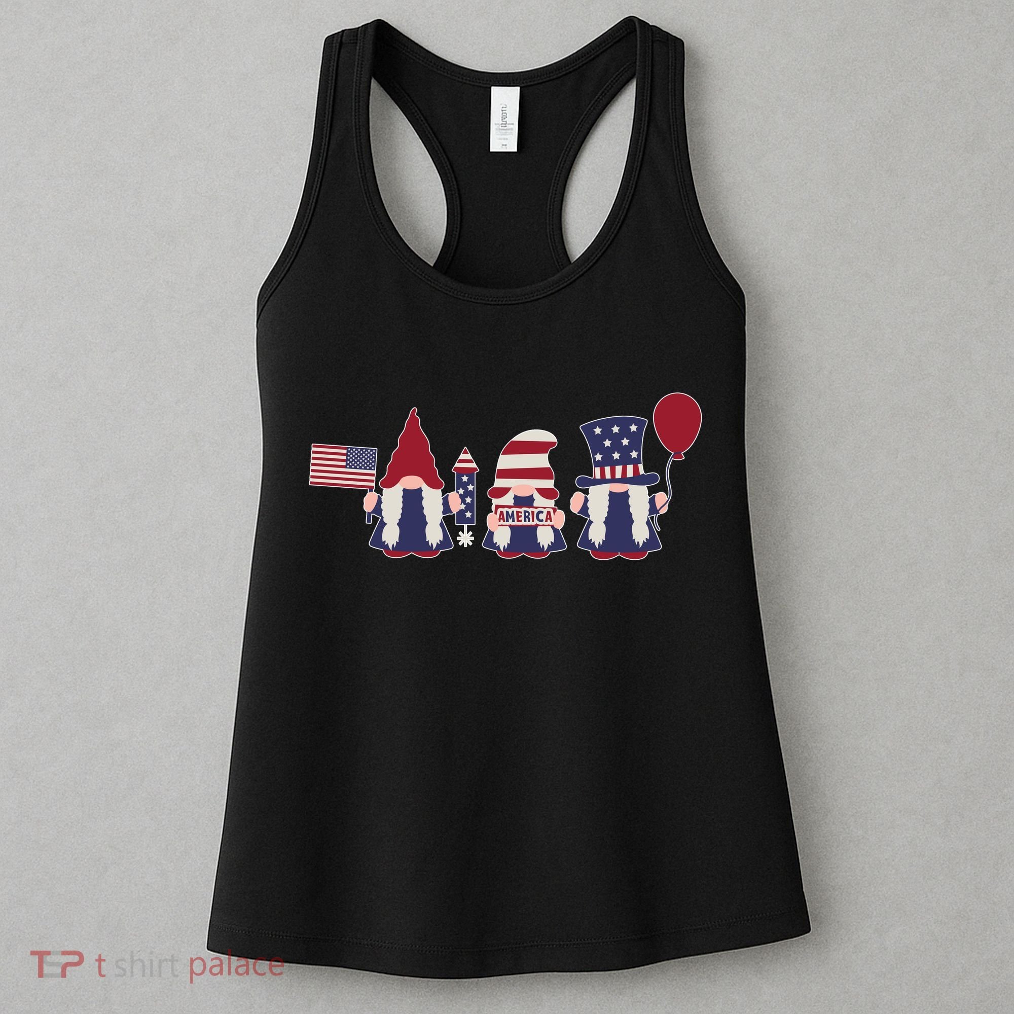 American Lawn Gnomes USA Go America Women's Tank Top