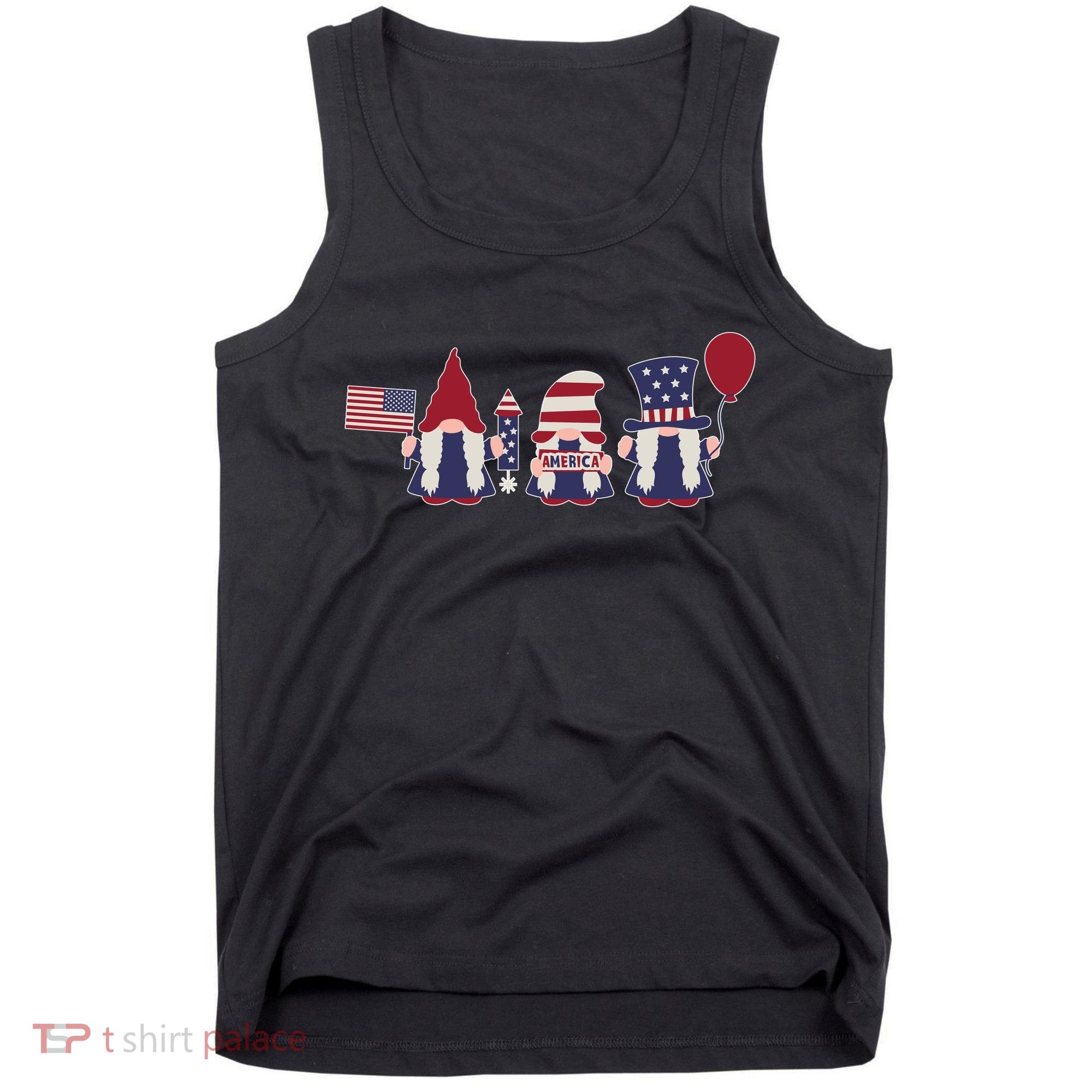 American Lawn Gnomes USA Go America Tank Top