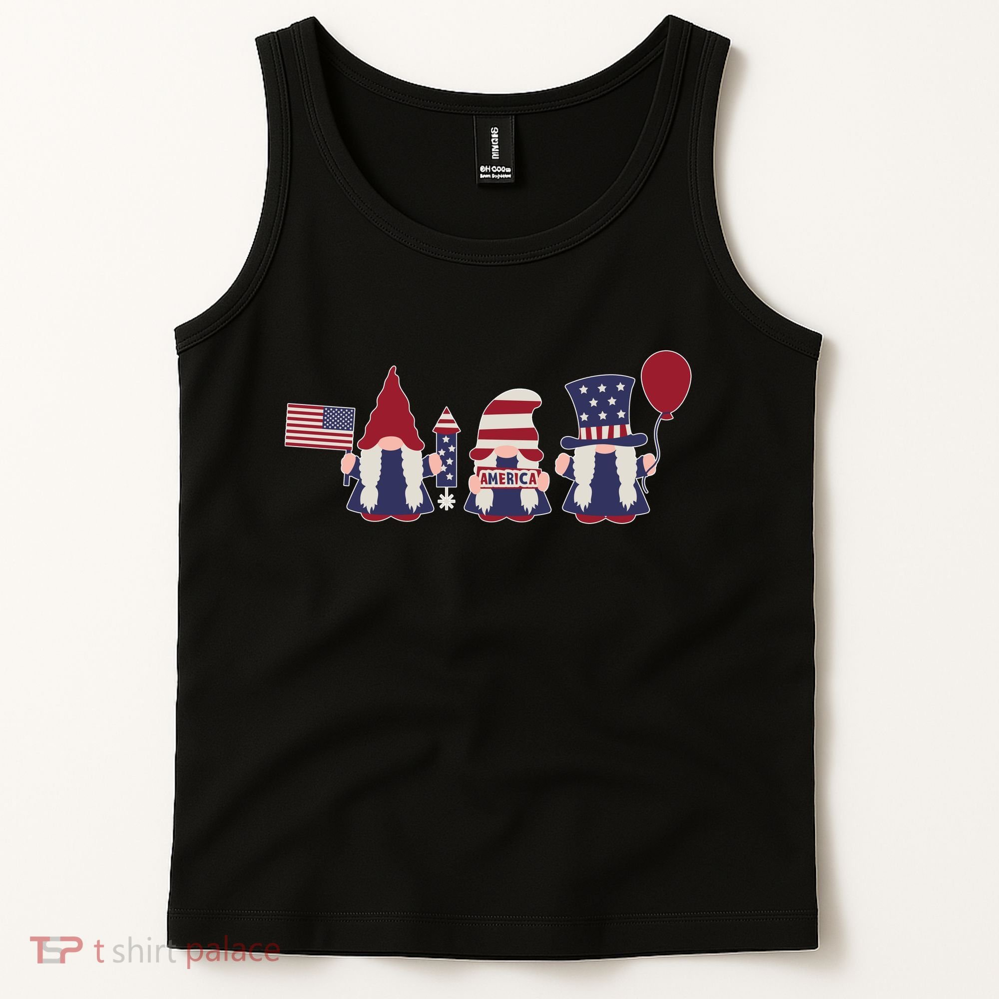 American Lawn Gnomes USA Go America Tank Top