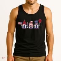 American Lawn Gnomes USA Go America Tank Top thumb 3
