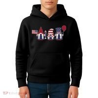 American Lawn Gnomes USA Go America Kids Hoodie thumb 4