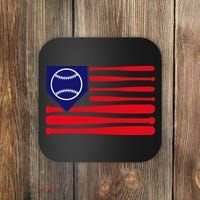 American League Baseball Flag Coaster thumb 0