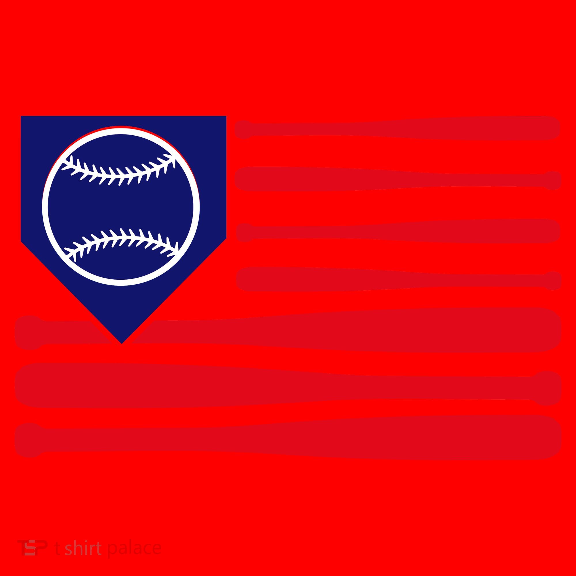 American League Baseball Flag Santa Hat