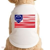 American League Baseball Flag Doggie Tank thumb 0