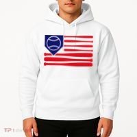American League Baseball Flag Hoodie thumb 2