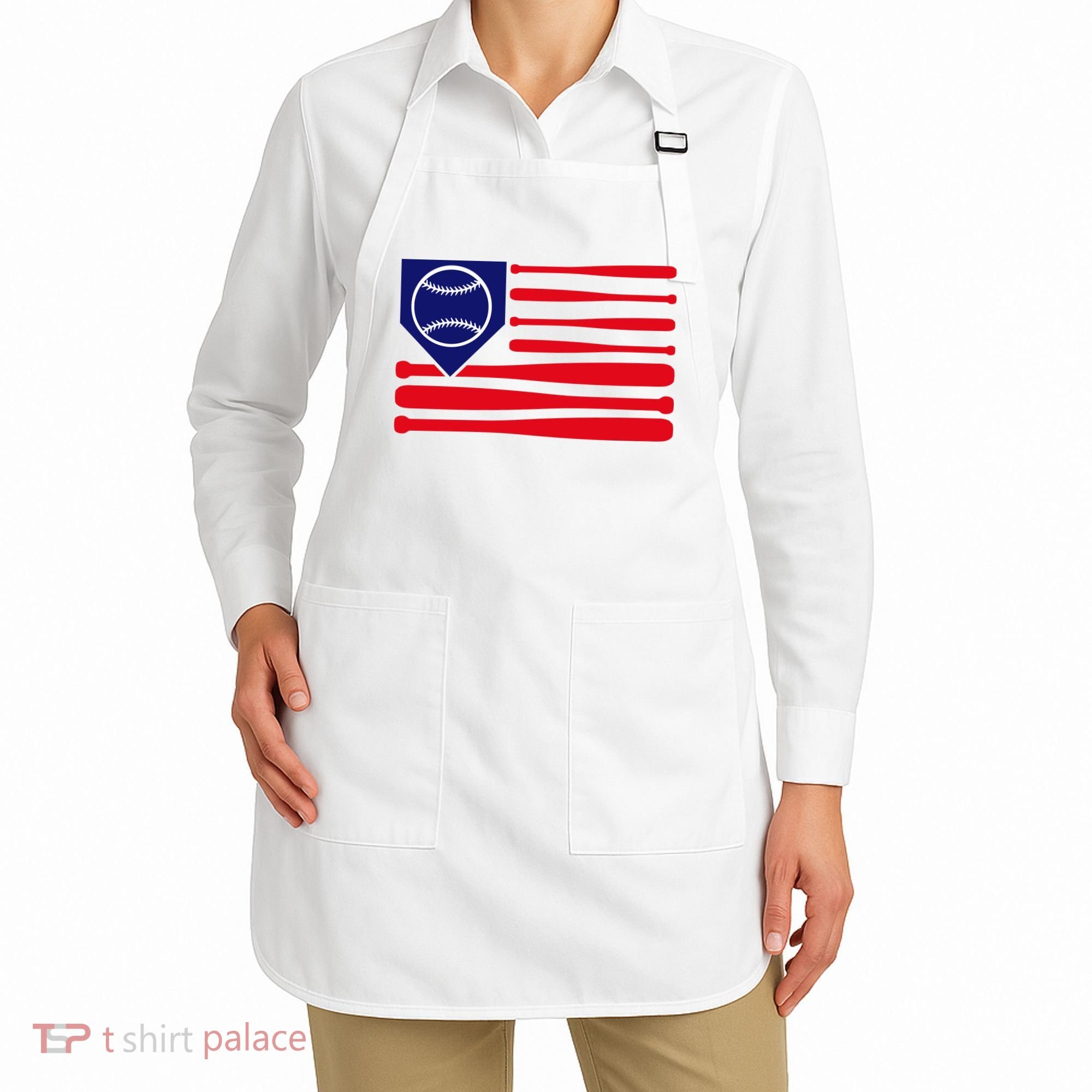 American League Baseball Flag Apron