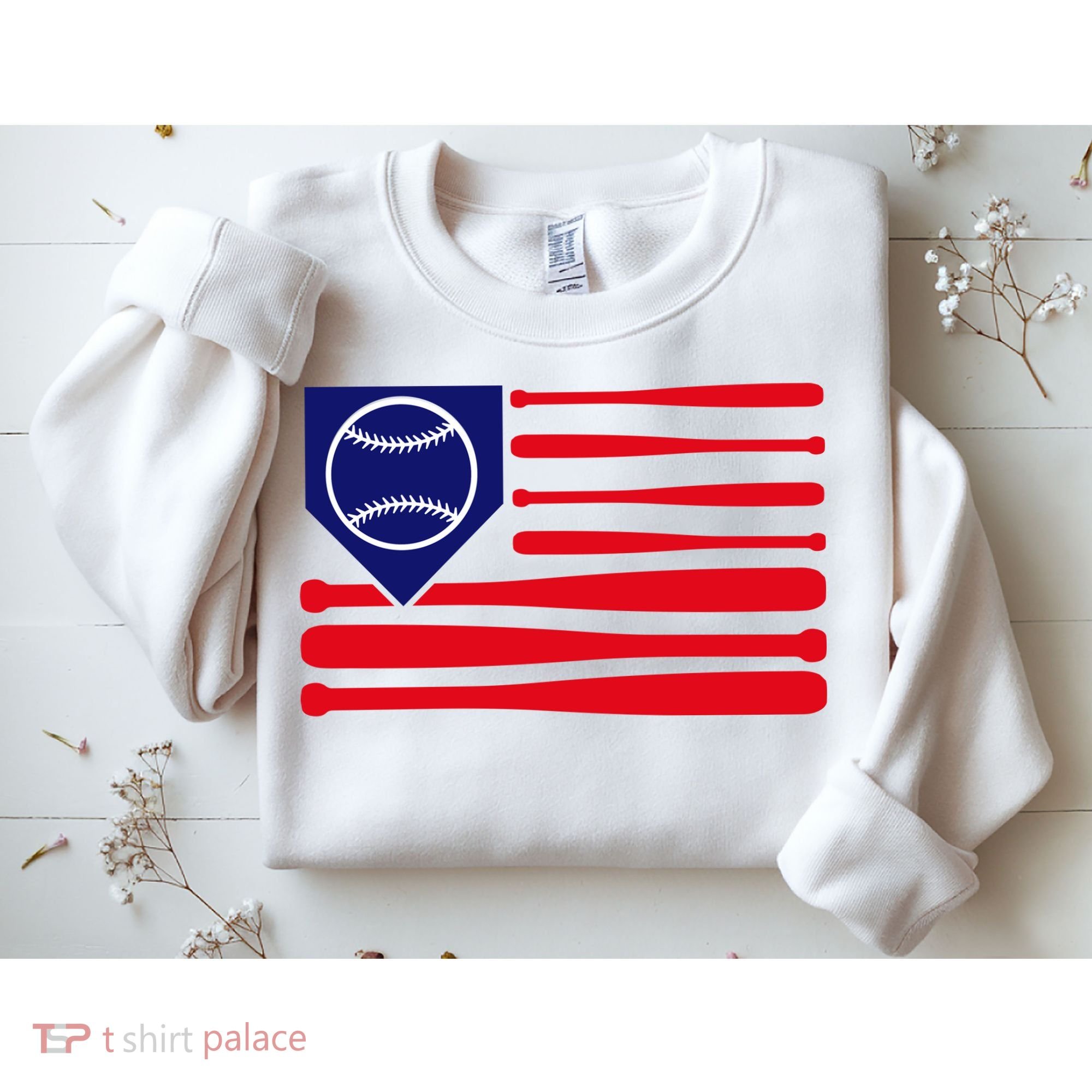 American League Baseball Flag Sweatshirt