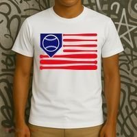 American League Baseball Flag T-Shirt thumb 3