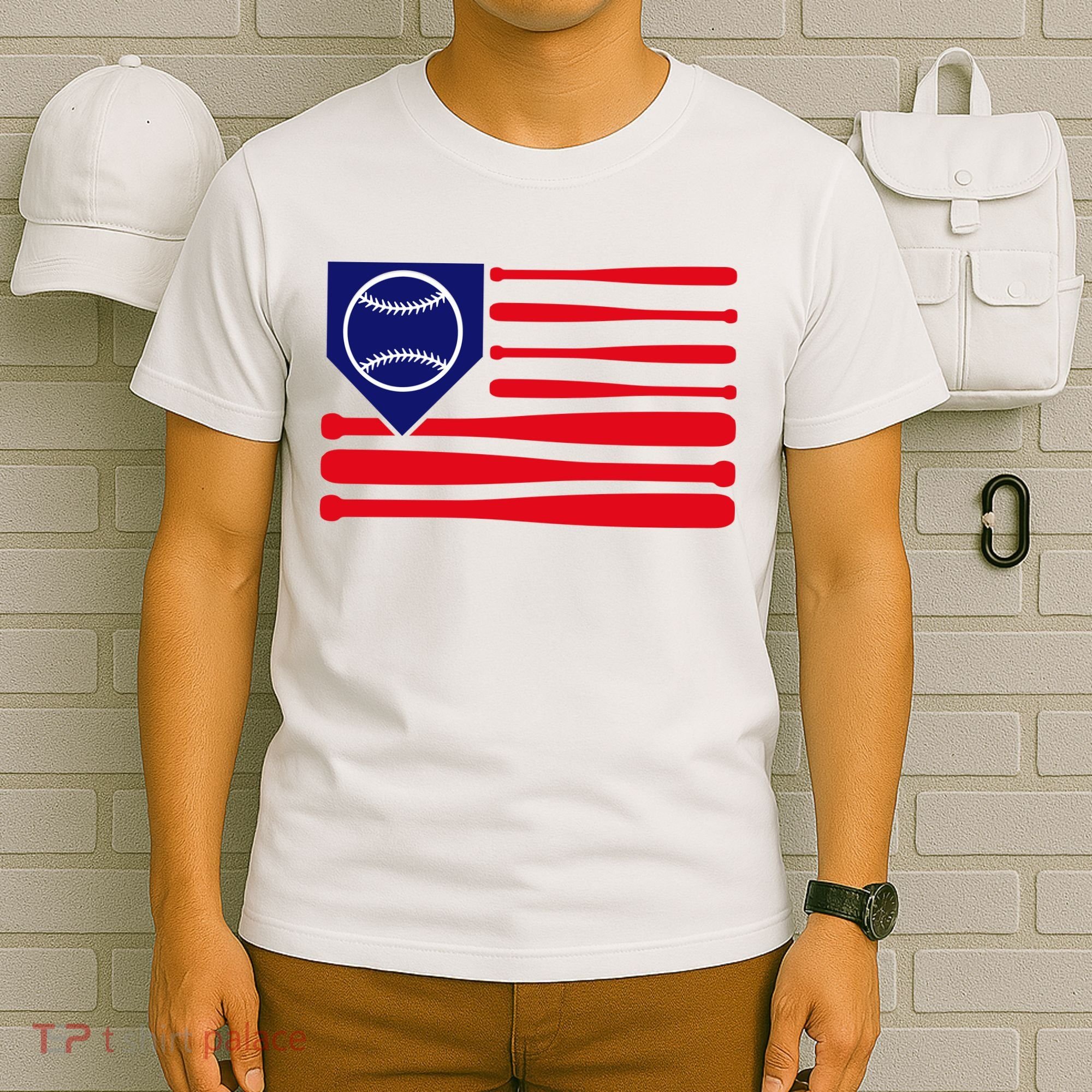 American League Baseball Flag T-Shirt