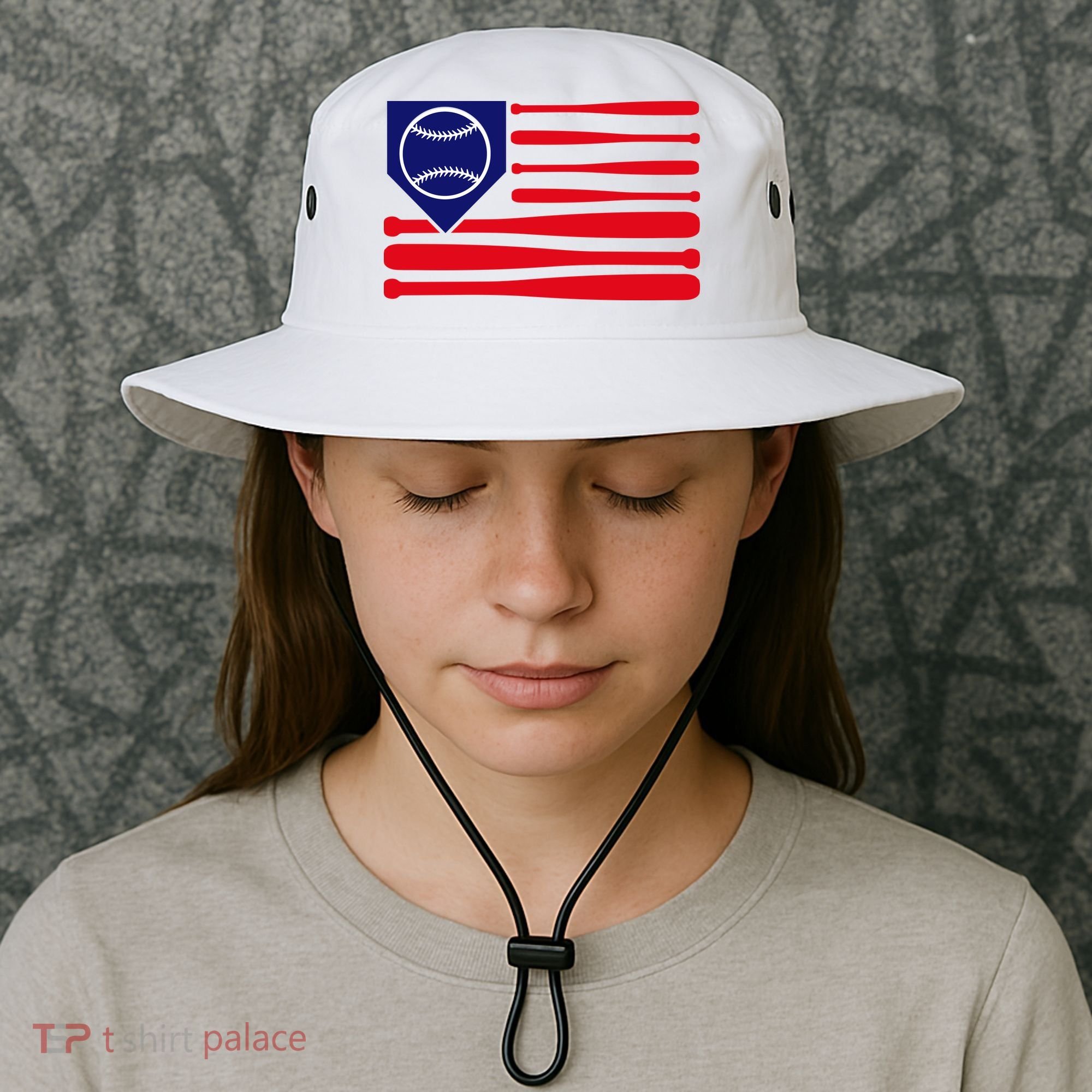 American League Baseball Flag Bucket Hat