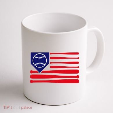 American League Baseball Flag Coffee Mug back