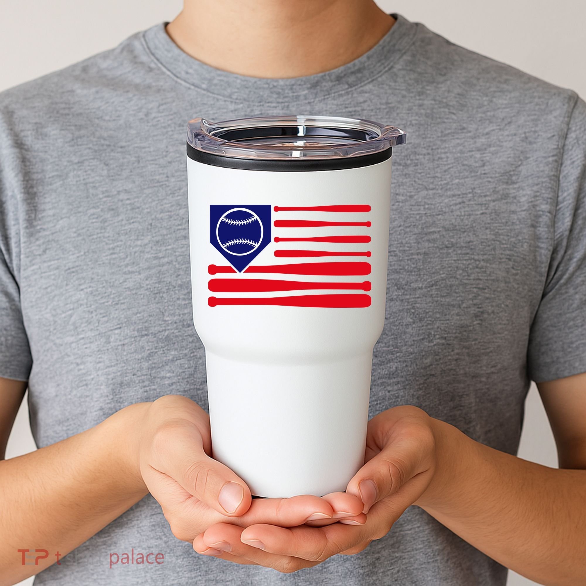 American League Baseball Flag Tumbler