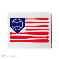 American League Baseball Flag Mousepad thumb 0
