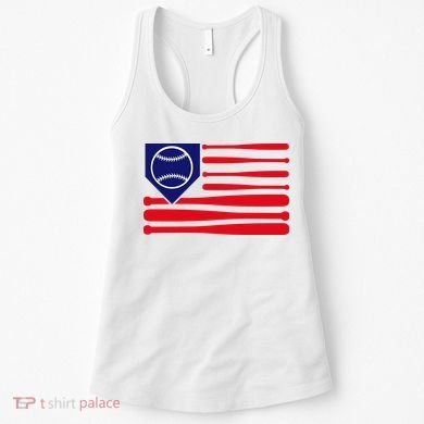 American League Baseball Flag Women's Tank Top