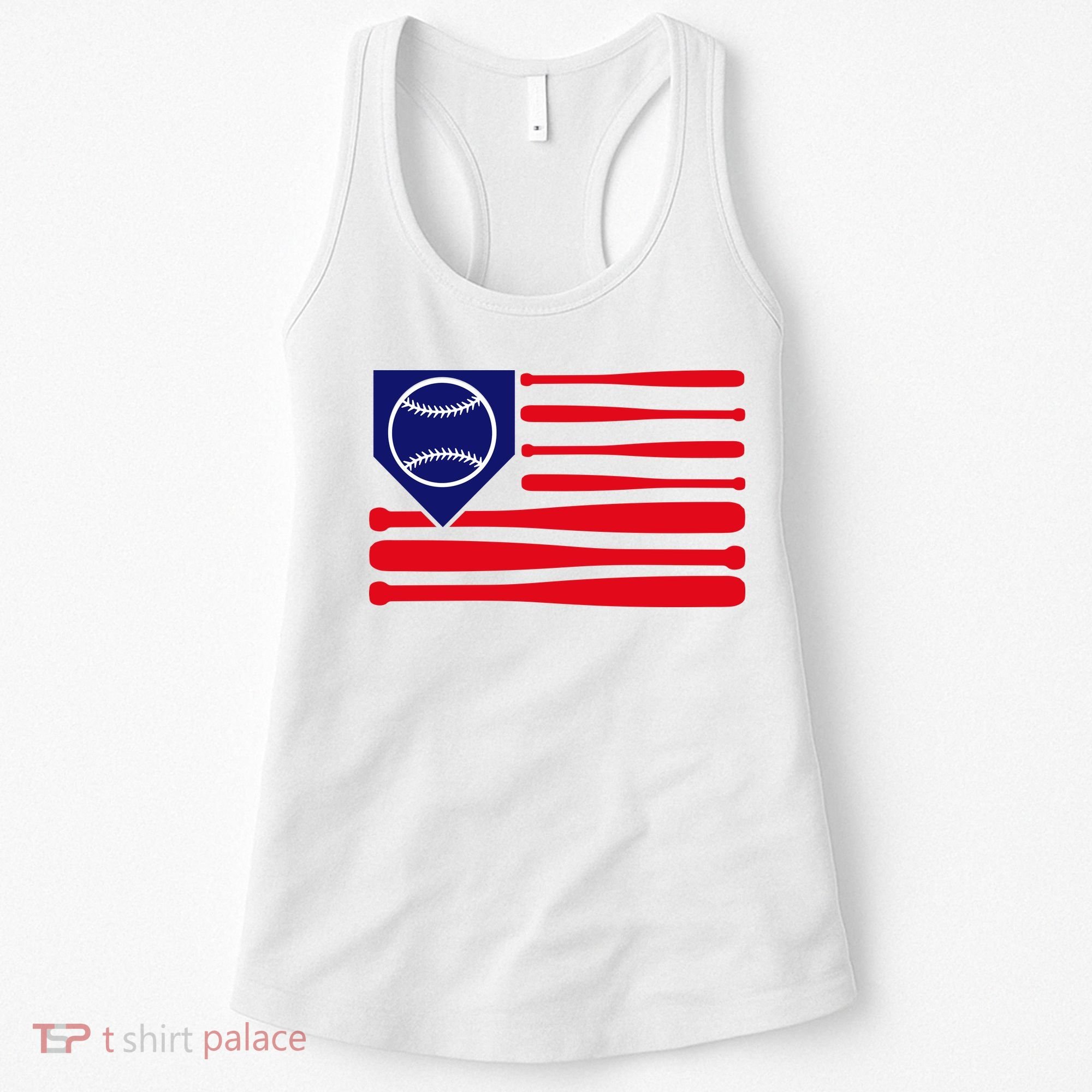 American League Baseball Flag Women's Tank Top
