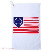 American League Baseball Flag Golf Towel thumb 0