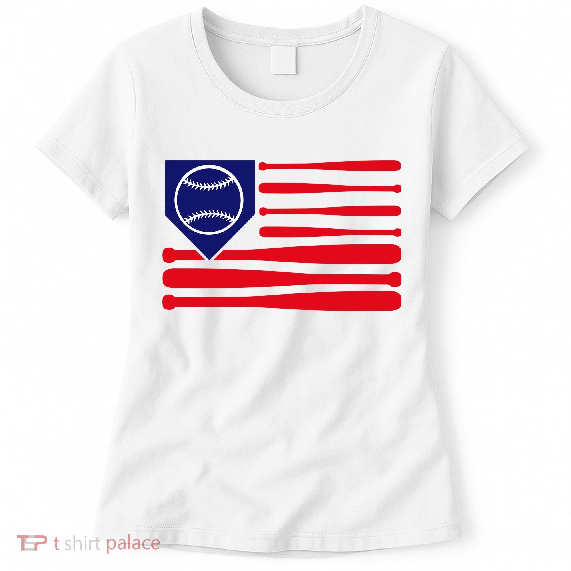 American League Baseball Flag Women's T-Shirt