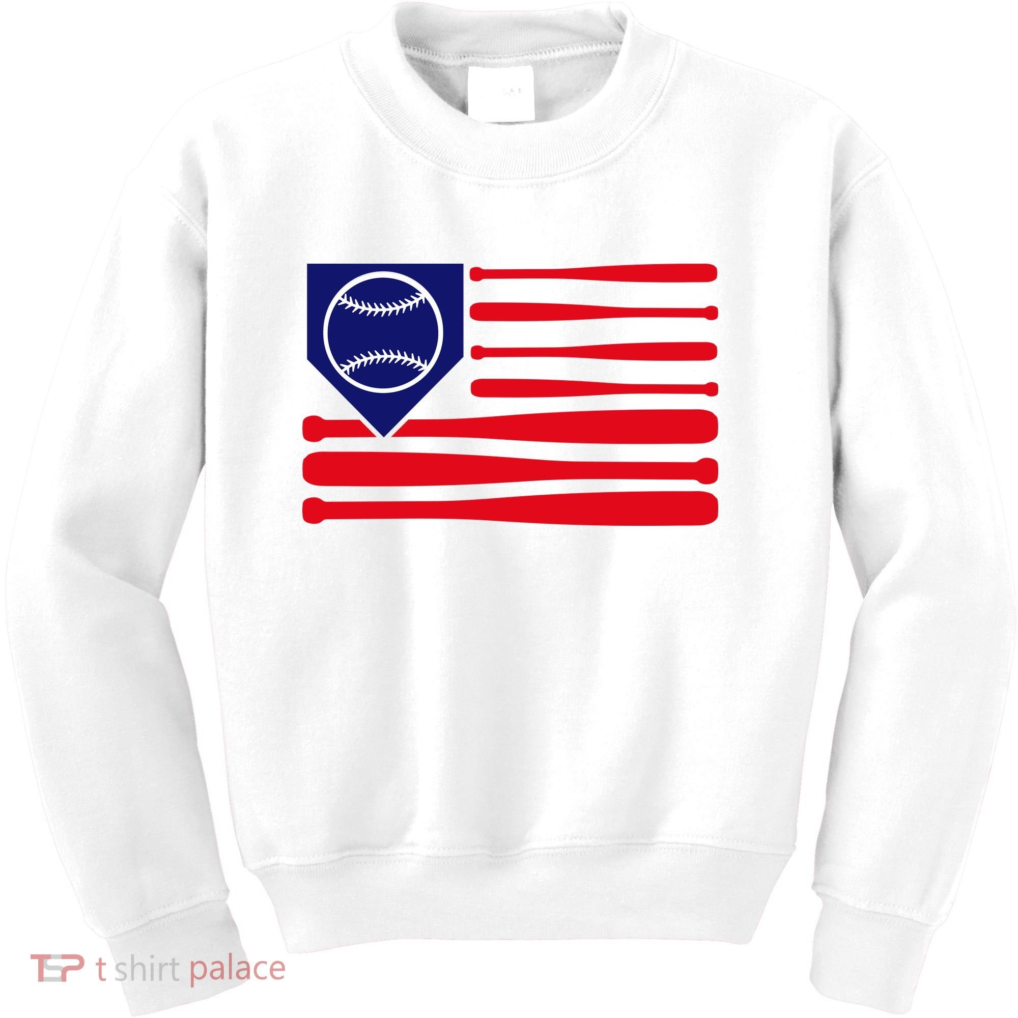 American League Baseball Flag Kids Sweatshirt