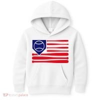 American League Baseball Flag Kids Hoodie thumb 0