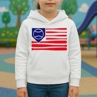 American League Baseball Flag Kids Hoodie thumb 3